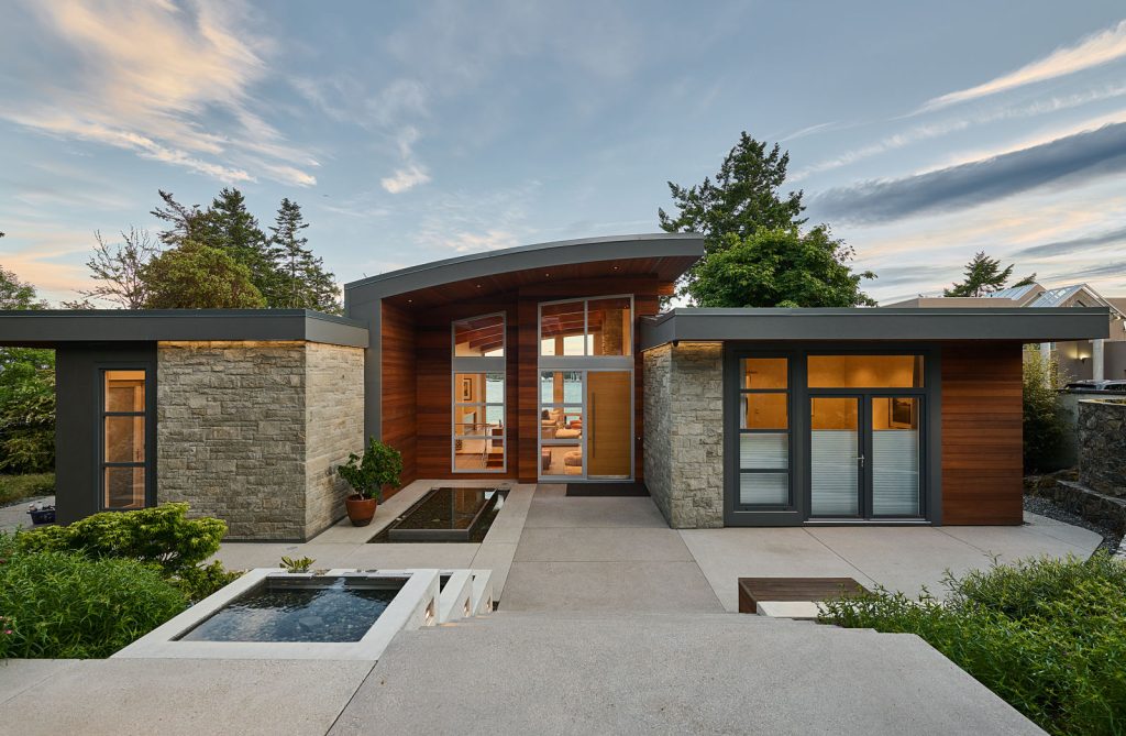 featured exterior image of View Royal custom home by Christopher Developments