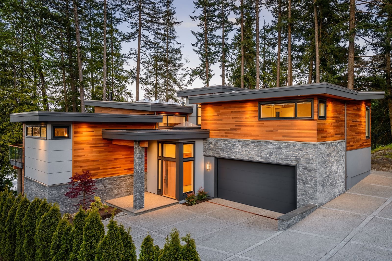 featured exterior image of Hart Road custom home by Christopher Developments