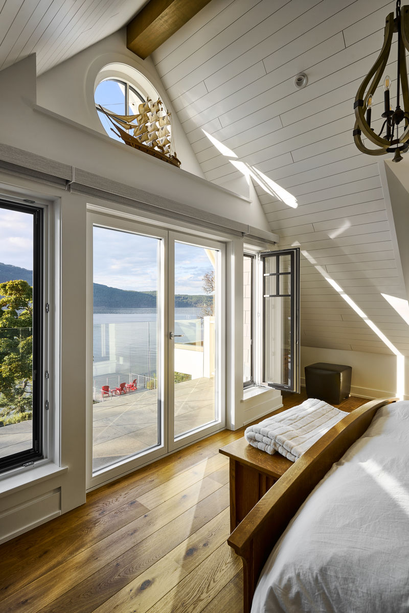 master bedroom balcony of Lands End home