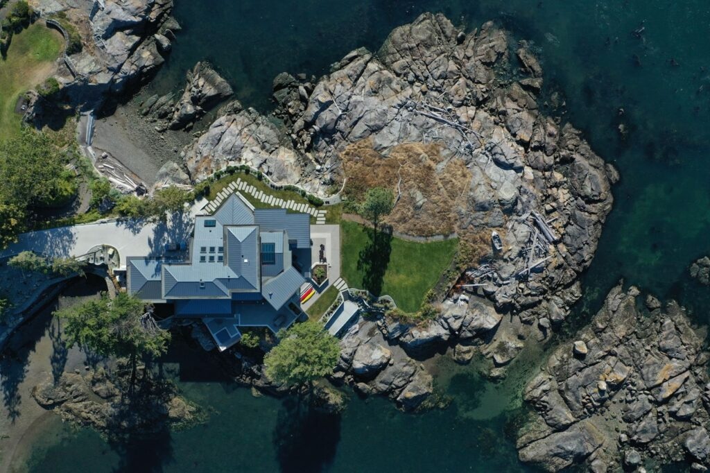 aerial view of 10 Mile Point