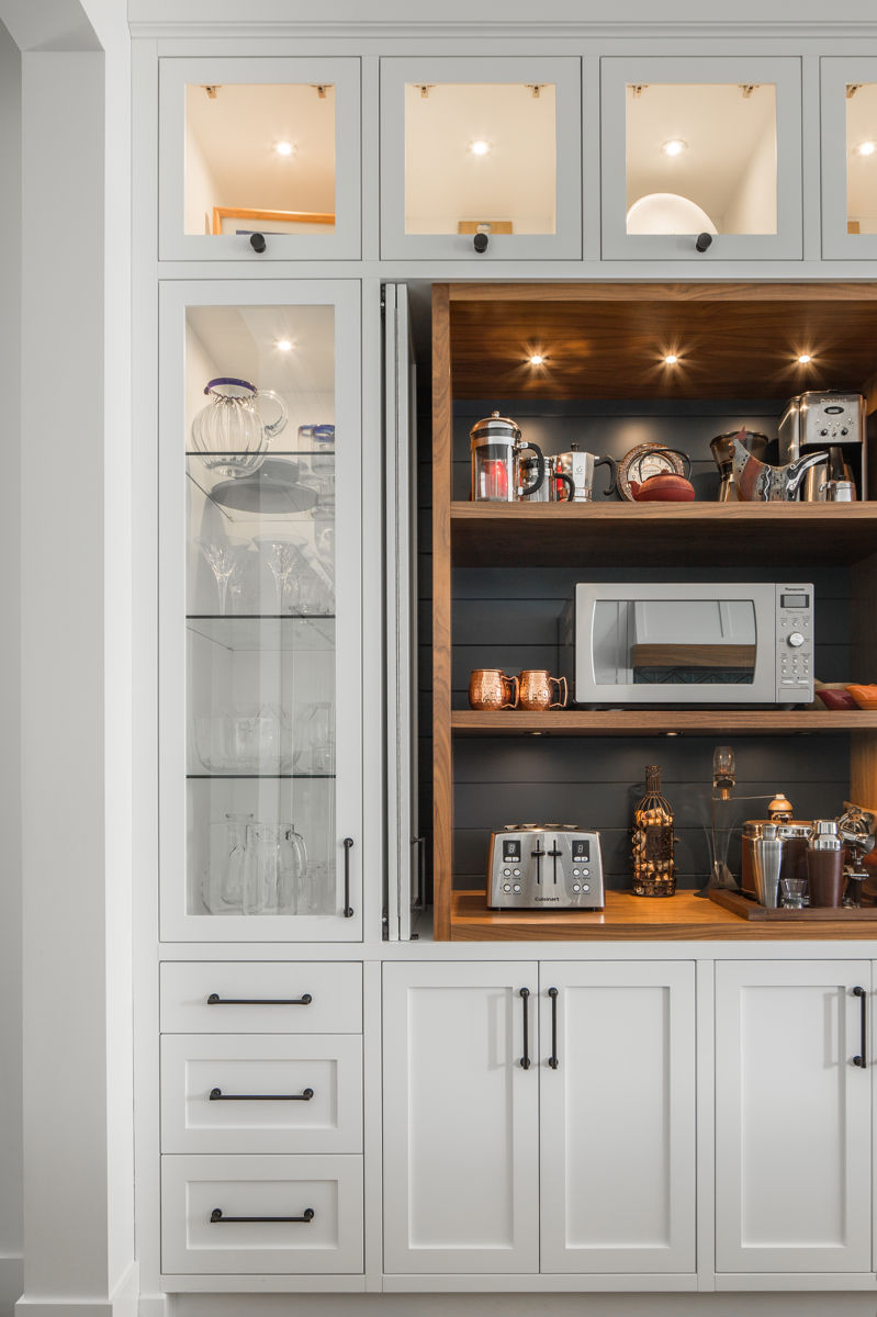 kitchen cabinetry of Lands End home