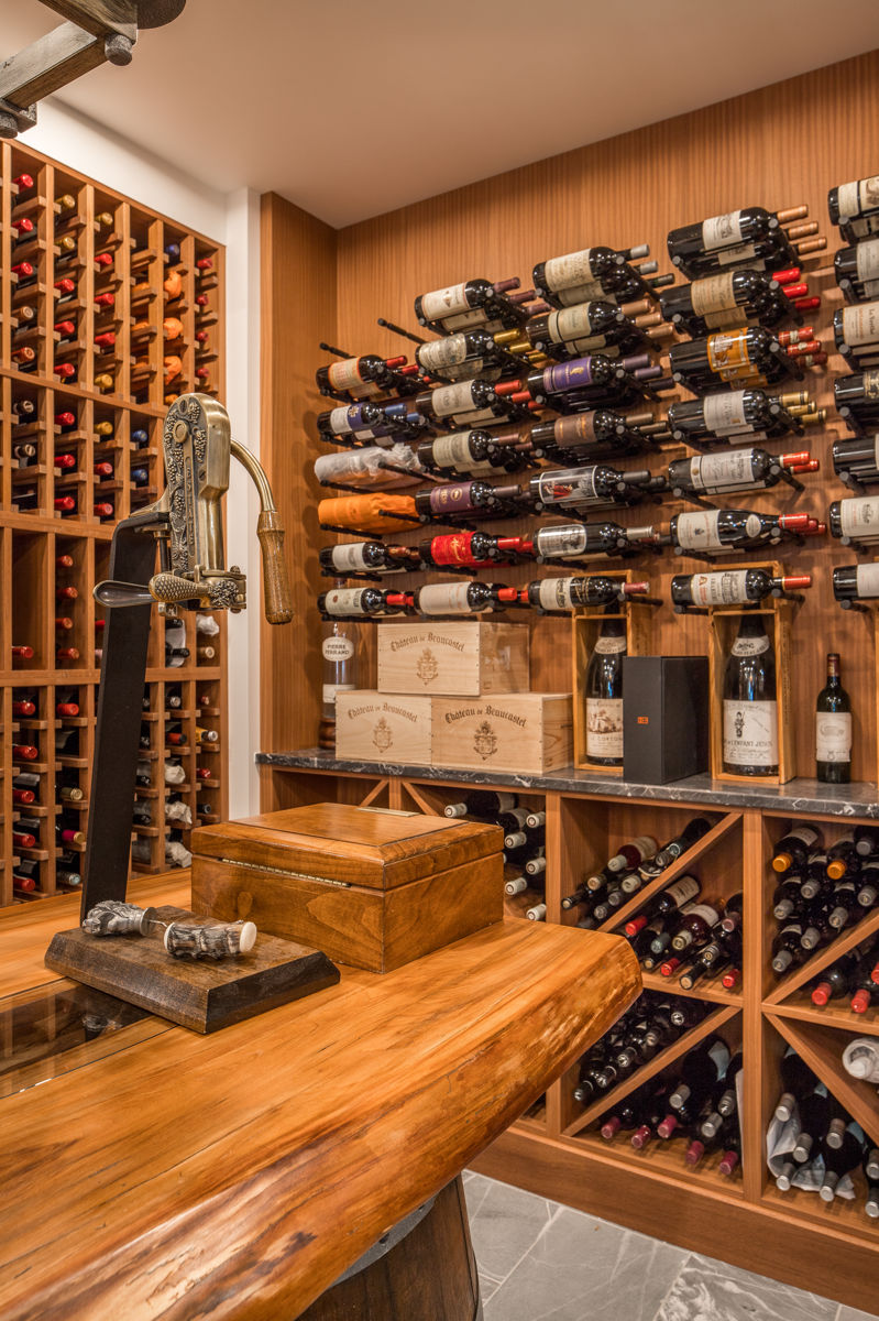 wine cellar in Lands End home